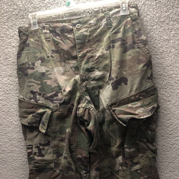 US Army OCP Garrison Pants 50/50 NYCO Camo Trousers MEDIUM SHORT Ocp Scorpion O - Picture 4 of 10